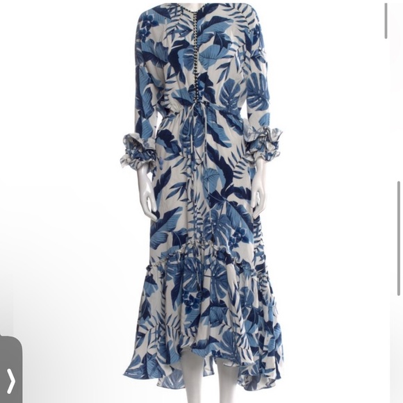 NWOT Johanna Ortiz silk dress - Picture 8 of 15